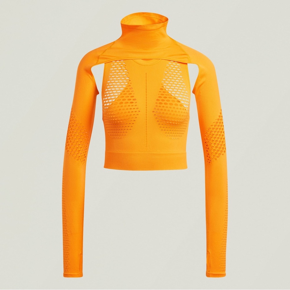 Adidas by Stella McCartney Orange Crop Top